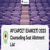 AP EAPCET (EAMCET) 2023 Counselling Seat Allotment List to be Out Today i.e, August 23; Check Direct Link Here